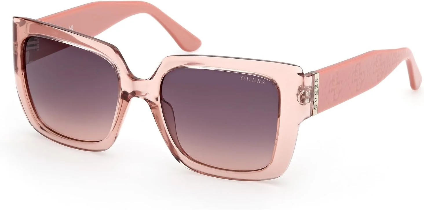 عینک آفتابی زنانه GUESS مدل مربعی با فریم کامل، صورتی، سایز 53 عینک آفتابی زنانه GUESS مدل مربعی با فریم کامل، صورتی، سایز 53