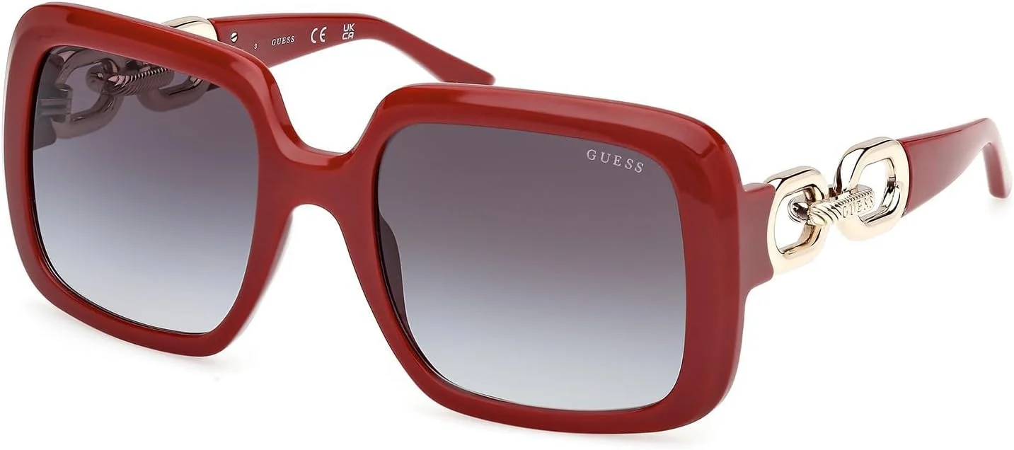 عینک آفتابی زنانه گس GU00161 66B قرمز تیره براق 56/21/140 عینک آفتابی زنانه گس GU00161 66B قرمز تیره براق 56/21/140