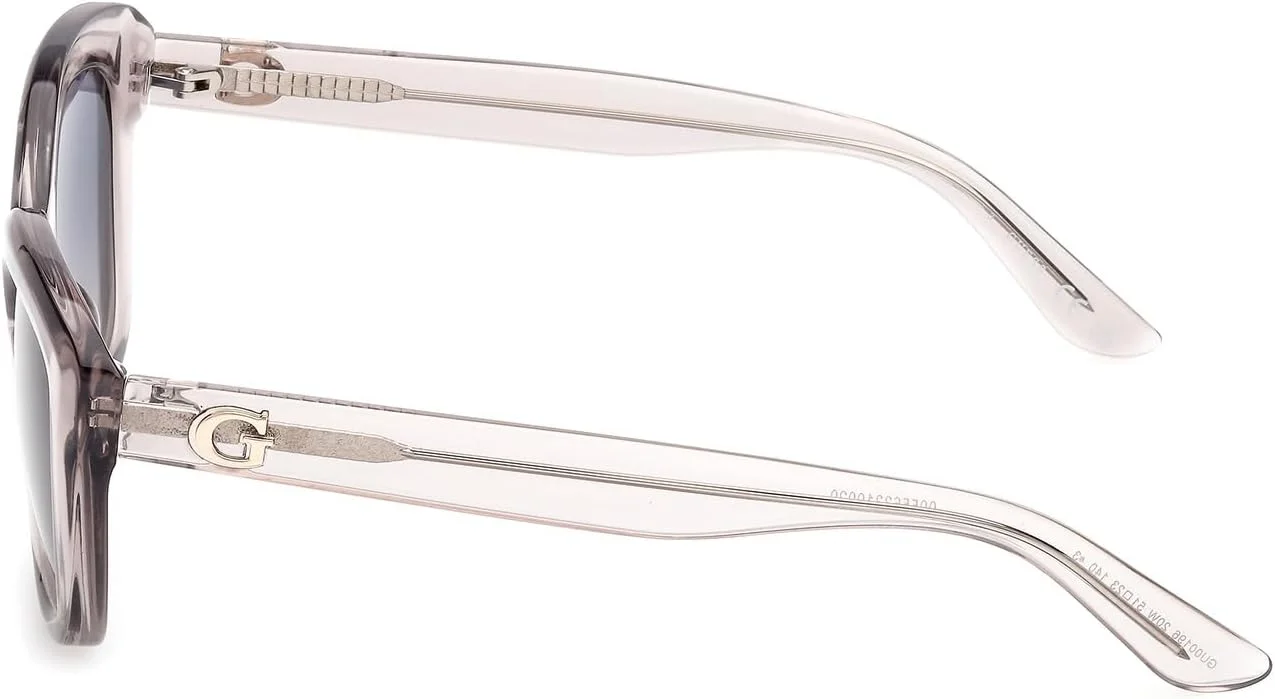 عینک آفتابی زنانه GUESS مدل NORMAL SQUARE با فریم کامل، خاکستری، سایز 51