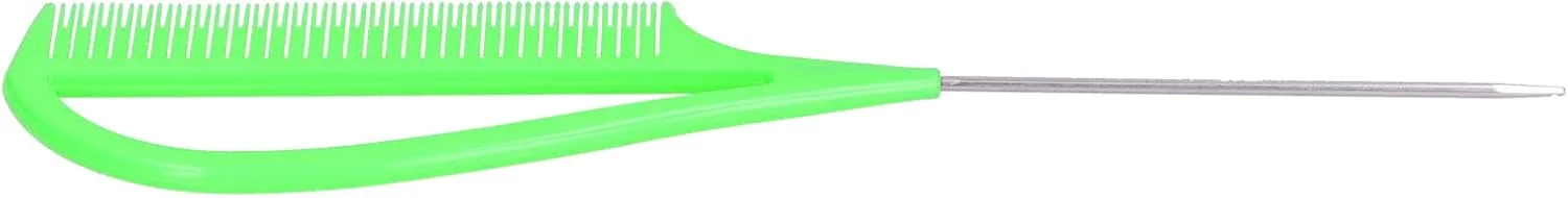 شانه‌های حالت دهنده موی آرایشگری، شانه دم موشی قابل حمل برای حالت دادن به مو، مناسب برای استفاده خانگی، بانوان و سالن‌های آرایشی (سبز)