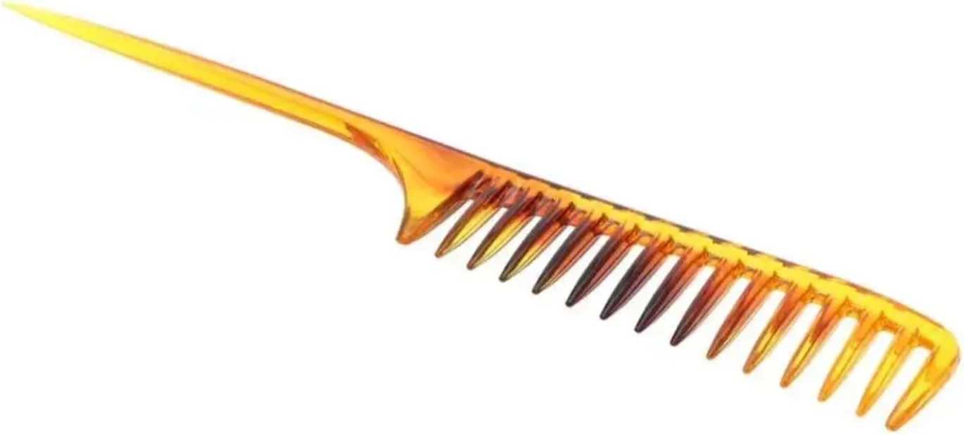 شانه دم موشی دندانه پهن اکستنشن مو کویفور، فوق العاده بلند و بزرگ شانه دم موشی دندانه پهن اکستنشن مو کویفور، فوق العاده بلند و بزرگ