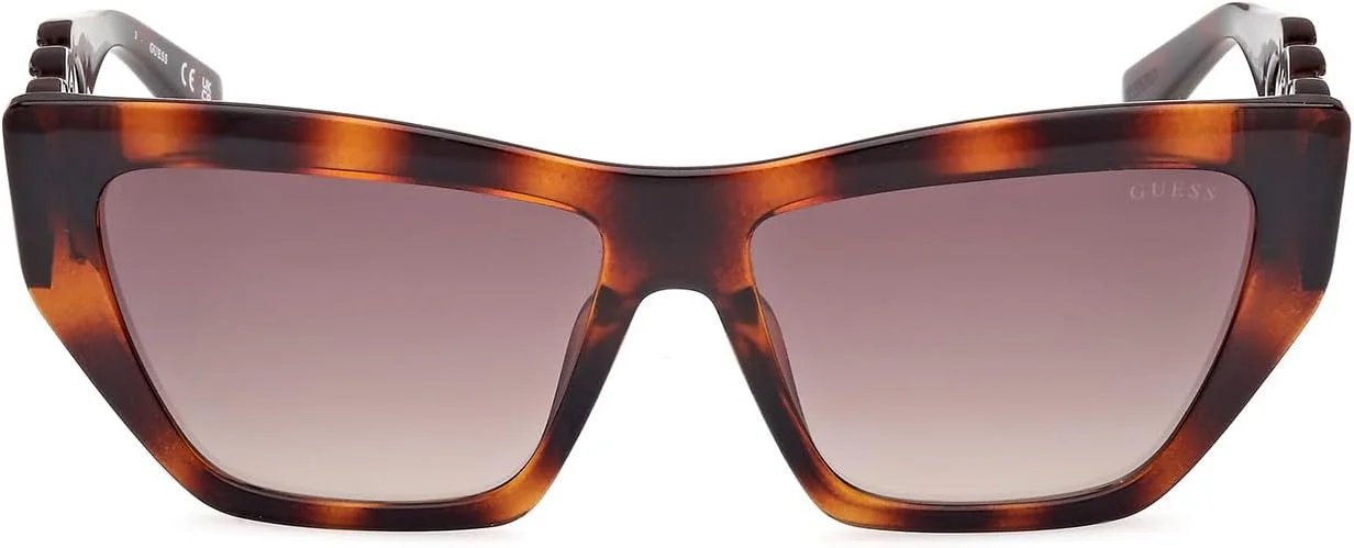 عینک آفتابی زنانه GUESS مدل GU0011152F56 با محافظت UV، هاوانای تیره، 56 میلی متر