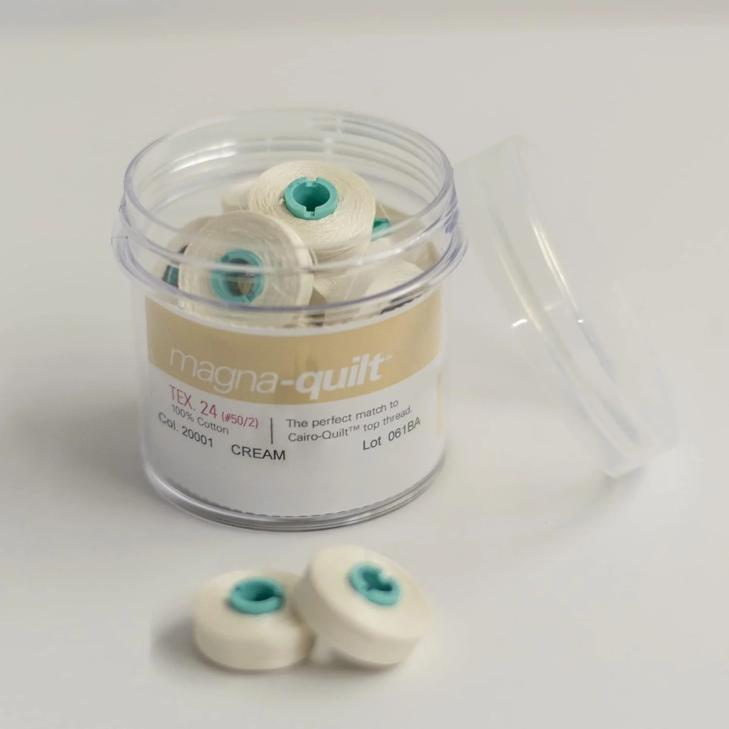 ماکوهای از پیش پر شده Fil-Tec Magna Quilt، کرم رنگ ماکوهای از پیش پر شده Fil-Tec Magna Quilt، کرم رنگ