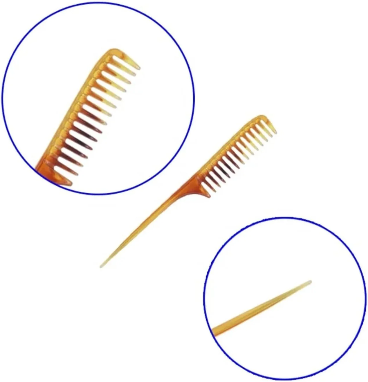 شانه دم موشی دندانه پهن اکستنشن مو کویفور، فوق العاده بلند و بزرگ شانه دم موشی دندانه پهن اکستنشن مو کویفور، فوق العاده بلند و بزرگ