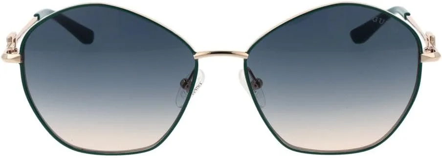 عینک آفتابی زنانه گس مدل GU790798W59، فریم کامل هندسی با محافظت UV