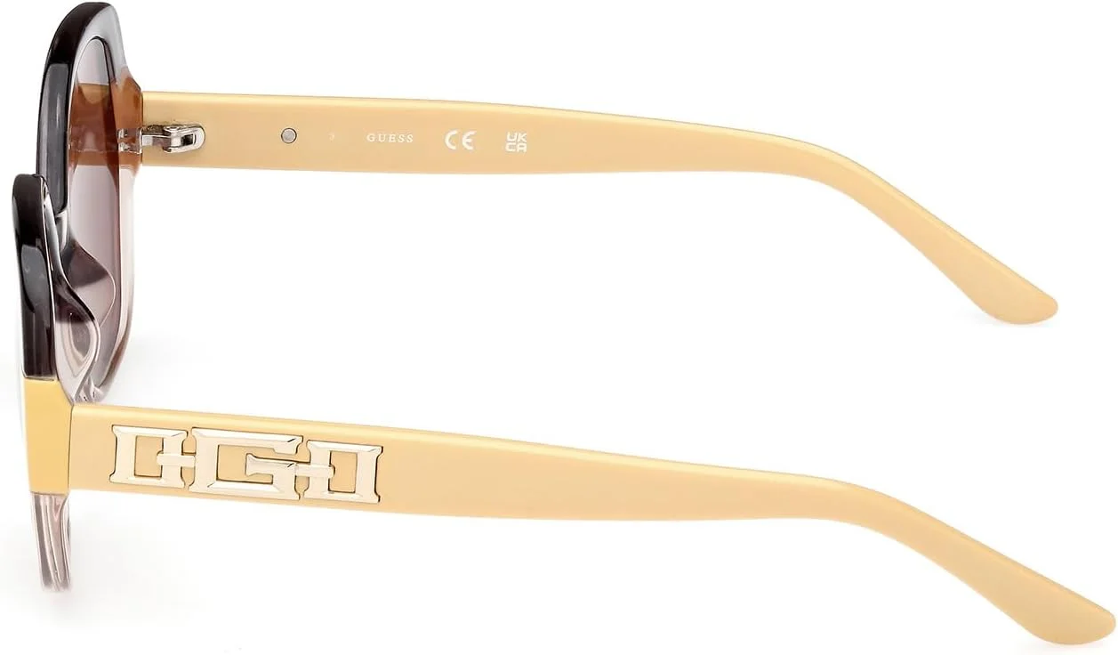 عینک آفتابی زنانه گس مدل GU791141E55 با فریم کامل هندسی و محافظت در برابر اشعه UV