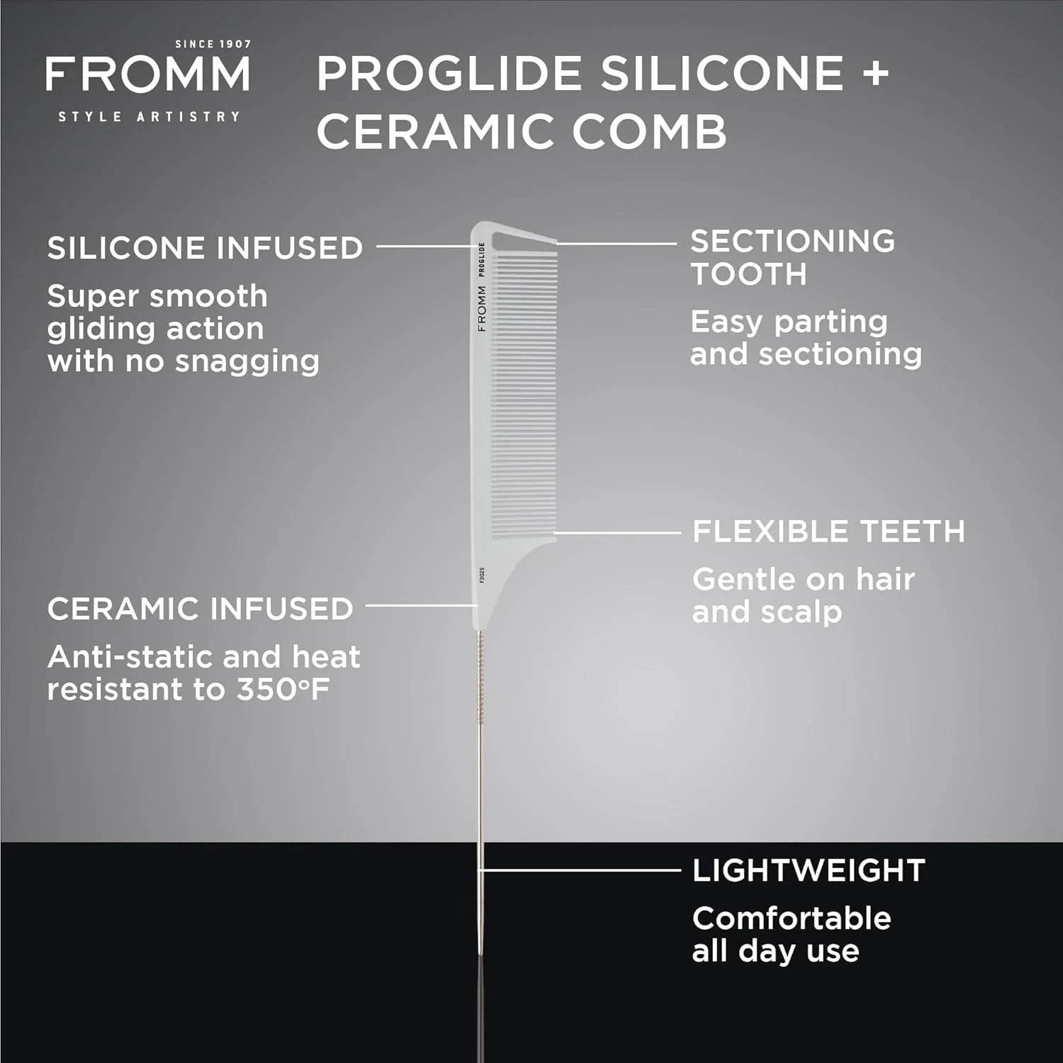 شانه دم باریک 9 اینچی فروم F3025 ProGlide شانه دم باریک 9 اینچی فروم F3025 ProGlide