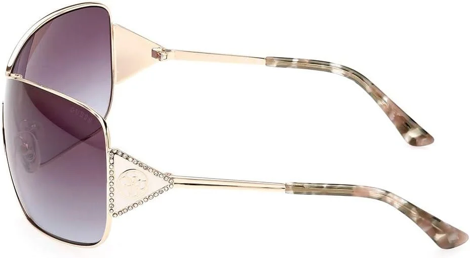 عینک آفتابی زنانه گس GU787633W00 مدل Shield با فریم کامل، طلایی/متفرقه/آبی گرادیان