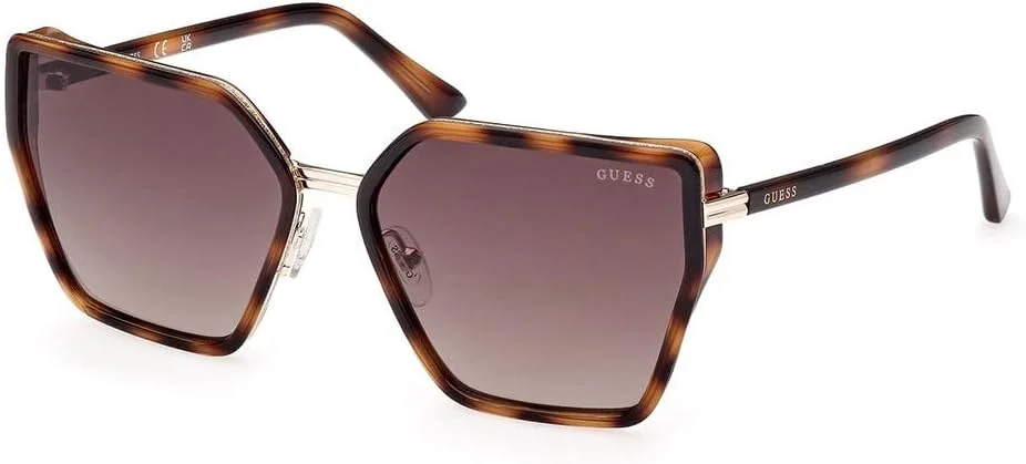 عینک آفتابی زنانه گس GU787153F59 با فریم پروانه ای و قاب کامل، عرض عدسی 59 میلی متر، بلوند هاوانا/قهوه ای گرادیان عینک آفتابی زنانه گس GU787153F59 با فریم پروانه ای و قاب کامل، عرض عدسی 59 میلی متر، بلوند هاوانا/قهوه ای گرادیان