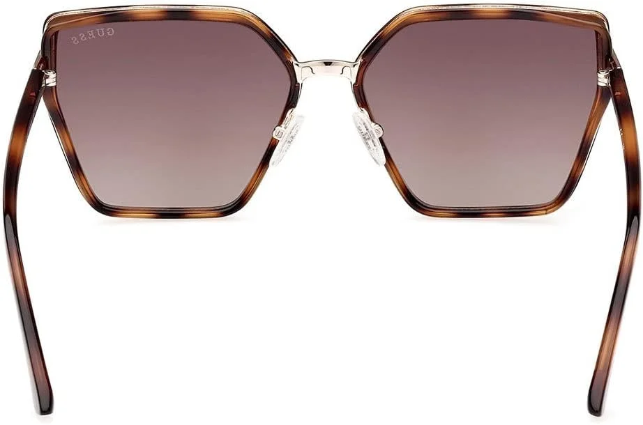 عینک آفتابی زنانه گس GU787153F59 با فریم پروانه ای و قاب کامل، عرض عدسی 59 میلی متر، بلوند هاوانا/قهوه ای گرادیان عینک آفتابی زنانه گس GU787153F59 با فریم پروانه ای و قاب کامل، عرض عدسی 59 میلی متر، بلوند هاوانا/قهوه ای گرادیان