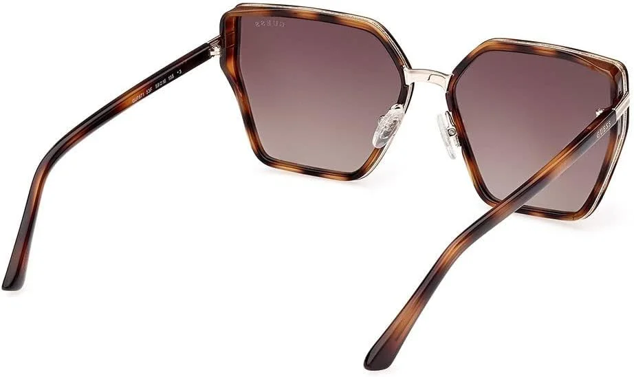 عینک آفتابی زنانه گس GU787153F59 با فریم پروانه ای و قاب کامل، عرض عدسی 59 میلی متر، بلوند هاوانا/قهوه ای گرادیان عینک آفتابی زنانه گس GU787153F59 با فریم پروانه ای و قاب کامل، عرض عدسی 59 میلی متر، بلوند هاوانا/قهوه ای گرادیان