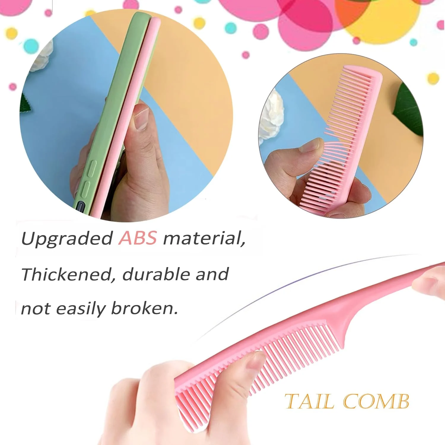 ست شانه مو، شانه دندانه پهن کوچک، شانه دندانه پهن بزرگ، شانه دم موشی، شانه حمام، شانه گره باز کن مو مناسب کیف مسافرتی، شانه دندانه ریز، ست شانه حالت دهنده مو مناسب زنان و مردان، لوازم جانبی ابزار مو (صورتی) ست شانه مو، شانه دندانه پهن کوچک، شانه دندانه پهن بزرگ، شانه دم موشی، شانه حمام، شانه گره باز کن مو مناسب کیف مسافرتی، شانه دندانه ریز، ست شانه حالت دهنده مو مناسب زنان و مردان، لوازم جانبی ابزار مو (صورتی)