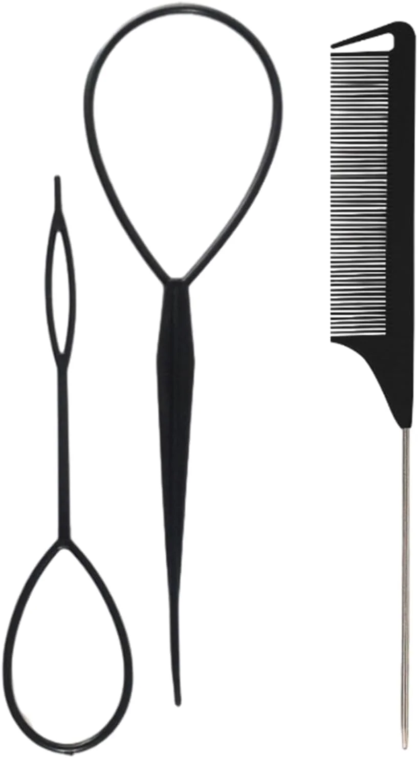 ابزار دم مویی، شانه دم موشی، ست ابزار حلقه مو، شانه دم موشی، ابزار مو برای مو ابزار دم مویی، شانه دم موشی، ست ابزار حلقه مو، شانه دم موشی، ابزار مو برای مو