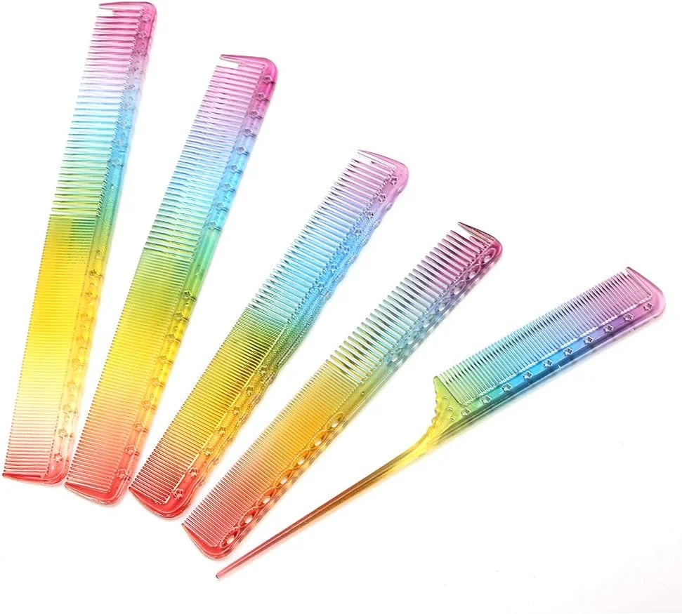 شانه اصلاح مو، شانه‌های برش مو شانه دم موشی شانه‌های برش آرایشگری مدل موهای صاف حرفه ای برای مدل موهای مجعد