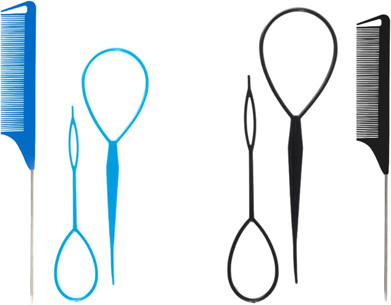 ابزار دم مویی، شانه دم موشی، ست ابزار حلقه مو، شانه های دم موشی، ابزار مو برای مو ابزار دم مویی، شانه دم موشی، ست ابزار حلقه مو، شانه های دم موشی، ابزار مو برای مو