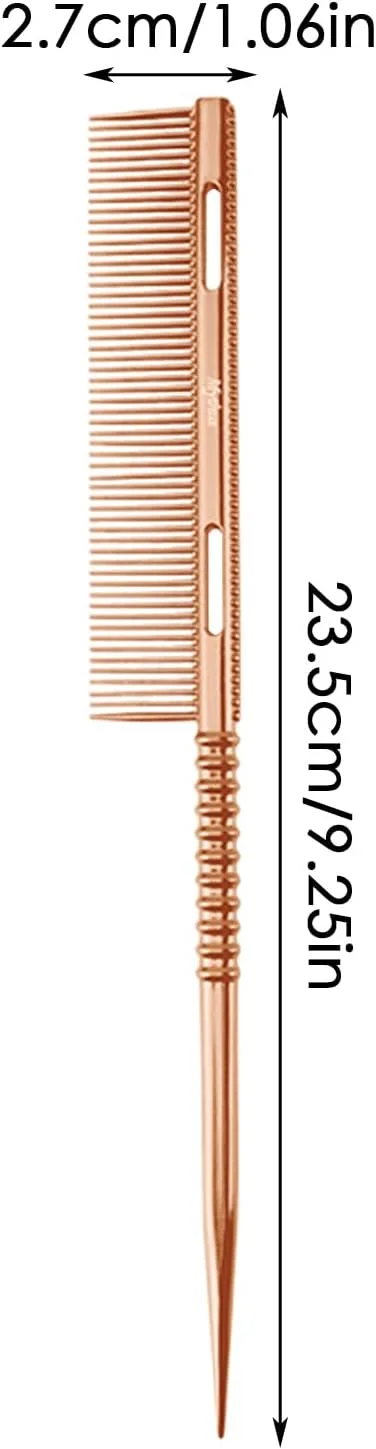 شانه حالت دهنده مو با دم نوک تیز | برس موی دندانه ریز، ابزار حالت دهنده و باز کننده گره مو، سبک و ارگونومیک، مناسب برای آرایشگاه، هدیه برای مادر، دوست دختر شانه حالت دهنده مو با دم نوک تیز | برس موی دندانه ریز، ابزار حالت دهنده و باز کننده گره مو، سبک و ارگونومیک، مناسب برای آرایشگاه، هدیه برای مادر، دوست دختر