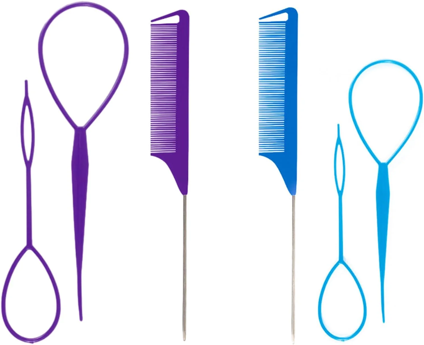 ابزار دم مویی، شانه دم موشی، ست ابزار حلقه مو، شانه های دم موشی، ابزار مو برای مو ابزار دم مویی، شانه دم موشی، ست ابزار حلقه مو، شانه های دم موشی، ابزار مو برای مو