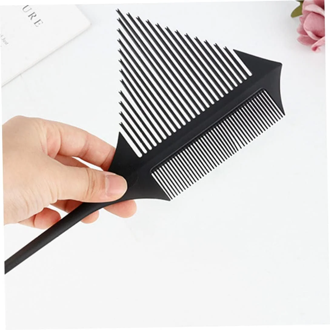 شانه هایلایت مو، شانه دم موشی، شانه دم دار دو طرفه، شانه رنگ مو، شانه آرایشگری، ابزار سالن آرایشگاه برای رنگ کردن مو، تقسیم کردن و پوش دادن مو