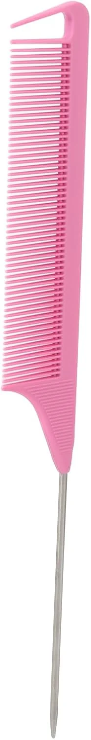 شانه های تقسیم مو جیاوو، دسته ارگونومیک مقاوم در برابر حرارت، شانه های دم موشی ضد الکتریسیته ساکن با دندانه های ظریف برای سالن آرایش شانه های تقسیم مو جیاوو، دسته ارگونومیک مقاوم در برابر حرارت، شانه های دم موشی ضد الکتریسیته ساکن با دندانه های ظریف برای سالن آرایش