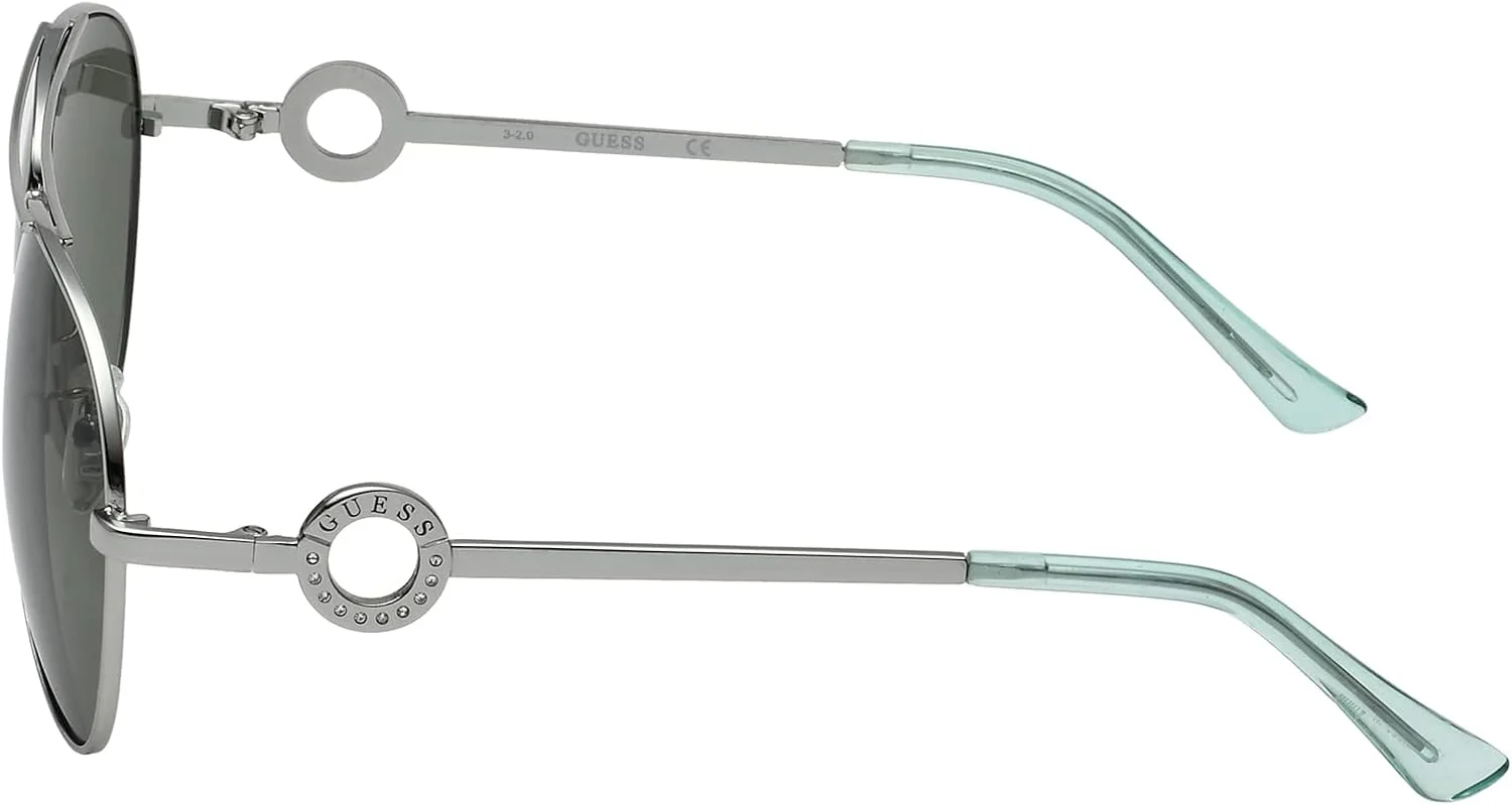 عینک آفتابی GUESS مدل GF0364 نیکلتین براق روشن/آبی آینه ای سایز آزاد عینک آفتابی GUESS مدل GF0364 نیکلتین براق روشن/آبی آینه ای سایز آزاد