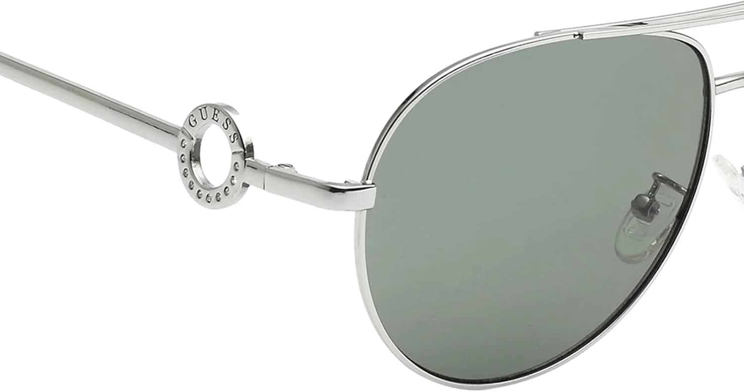 عینک آفتابی GUESS مدل GF0364 نیکلتین براق روشن/آبی آینه ای سایز آزاد عینک آفتابی GUESS مدل GF0364 نیکلتین براق روشن/آبی آینه ای سایز آزاد