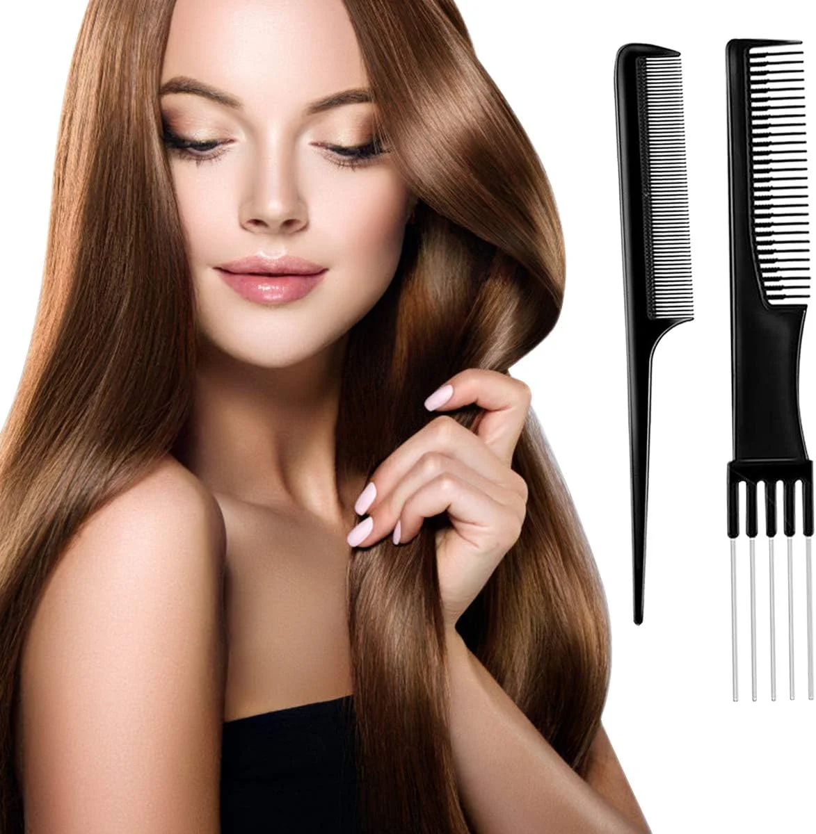 مجموعه 10 عددی شانه مو شامل شانه دندانه پهن، شانه ضد الکتریسیته ساکن آرایشگری، شانه حالت دهنده مو ظریف، شانه حرفه ای آرایشگری، شانه های باز کننده گره مو، شانه دم موشی برای موهای بلند، خیس، ضخیم، فر، مناسب آقایان، بانوان، سالن و منزل مجموعه 10 عددی شانه مو شامل شانه دندانه پهن، شانه ضد الکتریسیته ساکن آرایشگری، شانه حالت دهنده مو ظریف، شانه حرفه ای آرایشگری، شانه های باز کننده گره مو، شانه دم موشی برای موهای بلند، خیس، ضخیم، فر، مناسب آقایان، بانوان، سالن و منزل