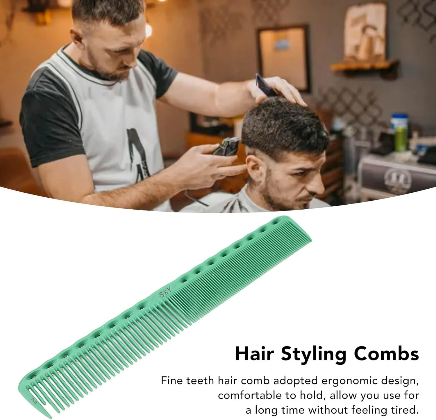 شانه حالت دهنده مو 3 عددی، دندانه ریز، با طراحی ارگونومیک و سطوح صاف مناسب برای استفاده در خانه و سالن شانه حالت دهنده مو 3 عددی، دندانه ریز، با طراحی ارگونومیک و سطوح صاف مناسب برای استفاده در خانه و سالن