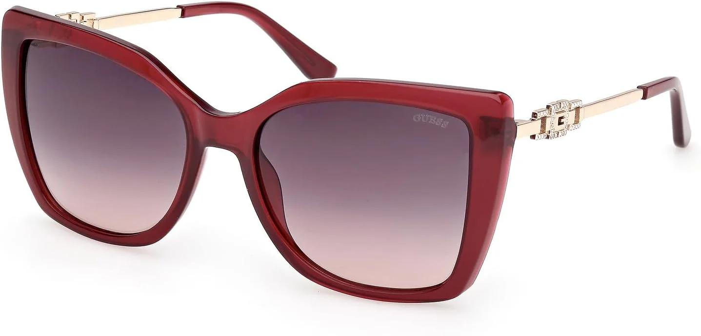 عینک آفتابی زنانه گس GU00266 69Z براق بورگوندی 56/18/140