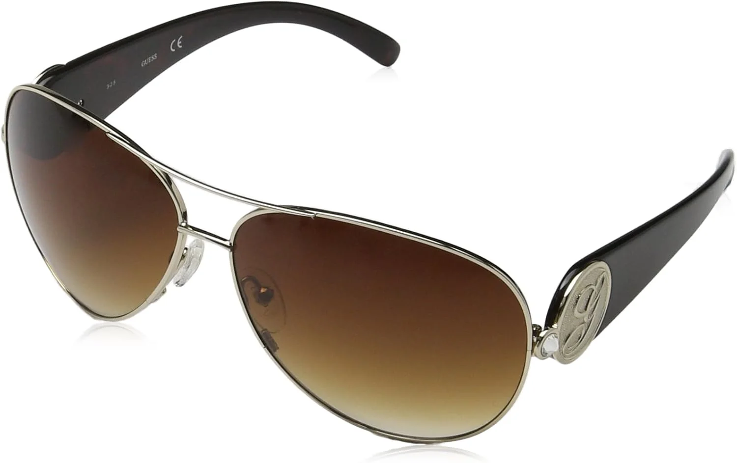 عینک آفتابی خلبانی زنانه گس، قهوه ای گرادیان GU7006 H73