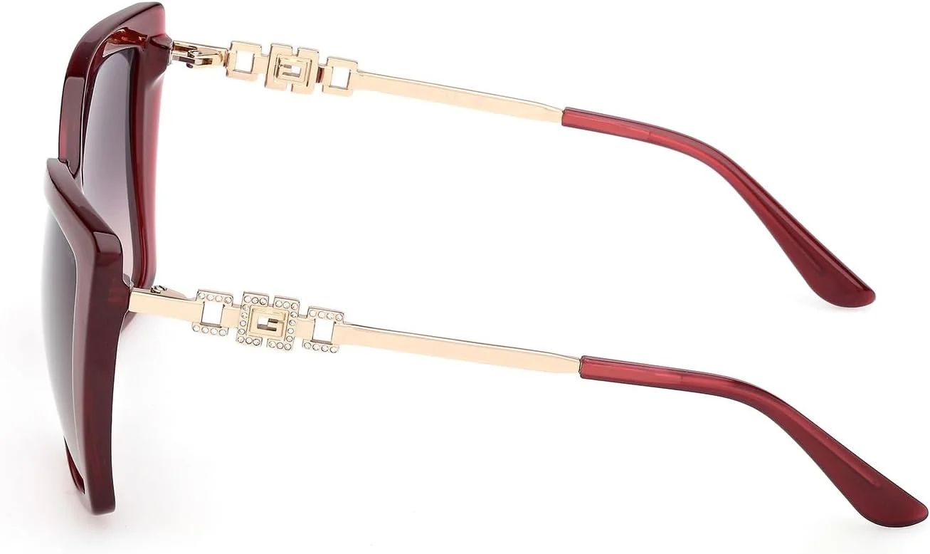 عینک آفتابی زنانه گس GU00266 69Z براق بورگوندی 56/18/140