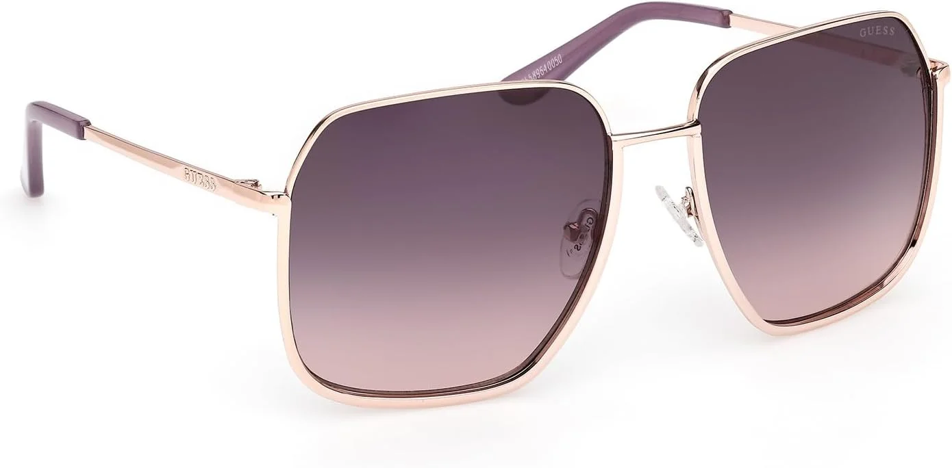 عینک آفتابی زنانه GUESS مدل NORMAL SQUARE با فریم کامل، طلایی، سایز 59 عینک آفتابی زنانه GUESS مدل NORMAL SQUARE با فریم کامل، طلایی، سایز 59