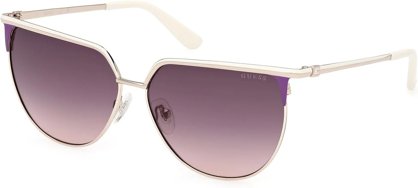 عینک آفتابی زنانه گربه ای تمام فریم GUESS NORMAL، طلایی، 58 عینک آفتابی زنانه گربه ای تمام فریم GUESS NORMAL، طلایی، 58