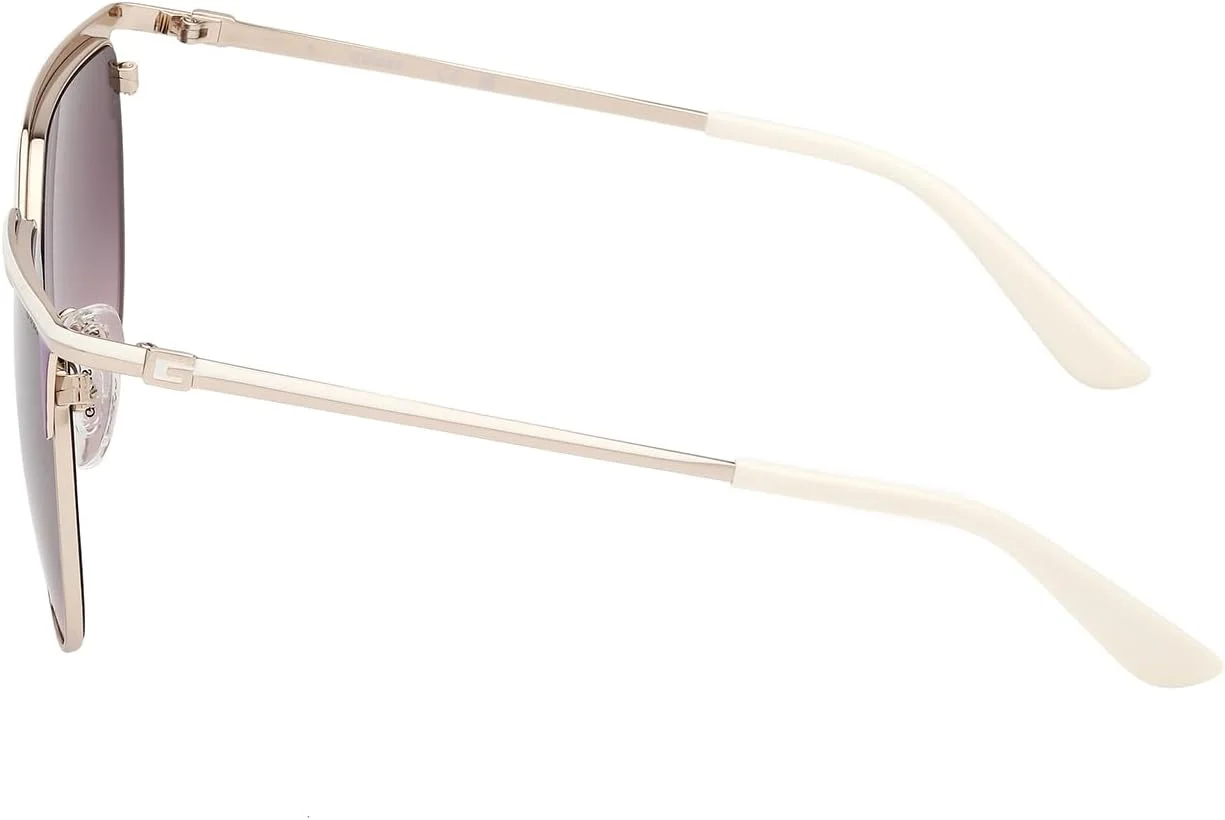 عینک آفتابی زنانه گربه ای تمام فریم GUESS NORMAL، طلایی، 58