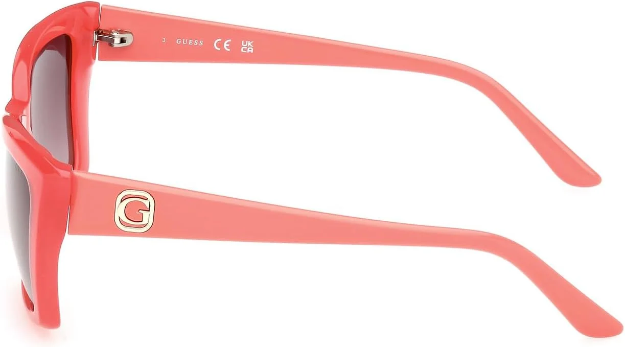 عینک آفتابی زنانه گس مدل NORMAL CAT با فریم کامل، صورتی، سایز 55