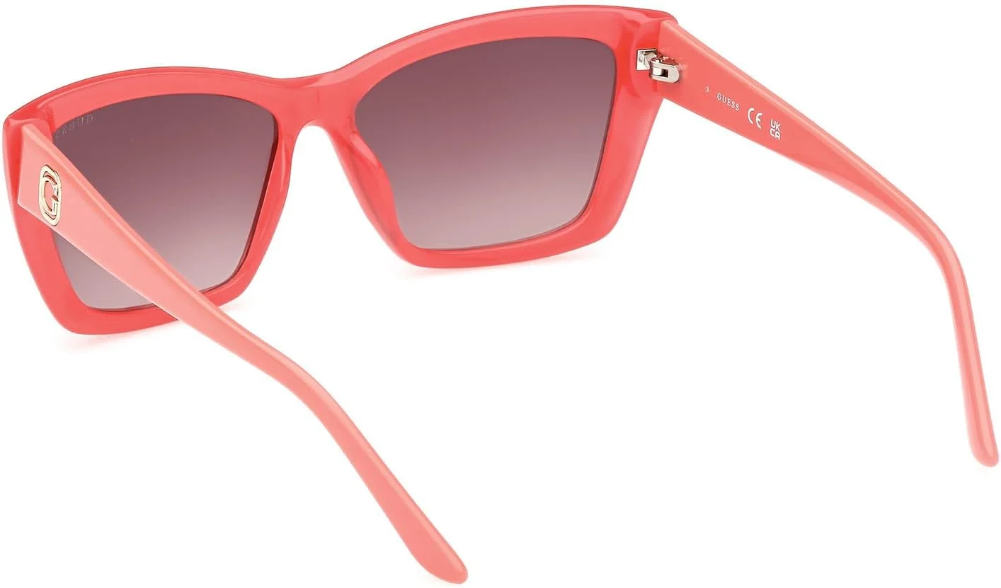 عینک آفتابی زنانه گس مدل NORMAL CAT با فریم کامل، صورتی، سایز 55