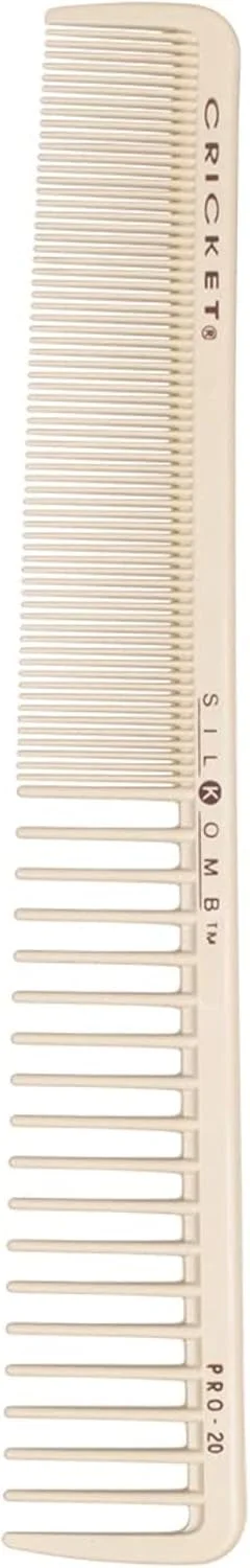 شانه کریکت سیلکومب پرو-20 چند منظوره برای برش مو، شانه حرفه ای آرایشگری آغشته به سیلیکون برای کوتاهی، حالت دهی و انواع مو