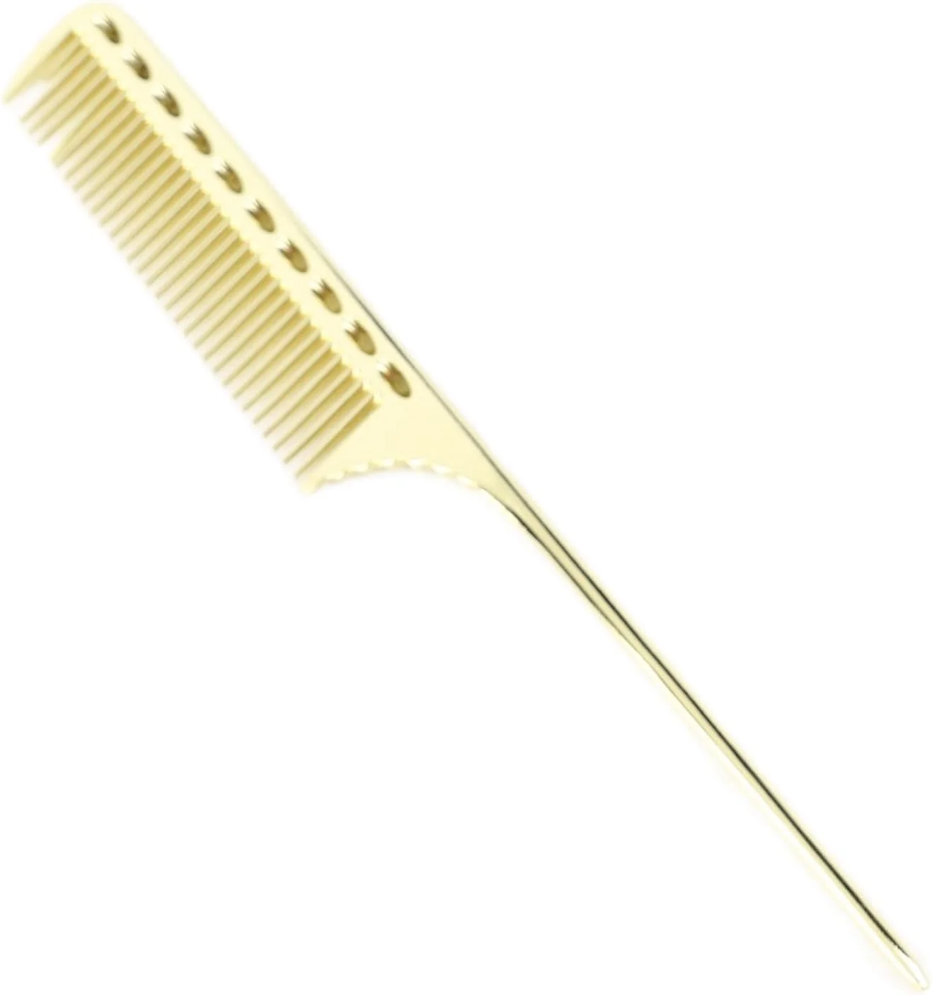 شانه دم موشی معمولی، شانه دم موشی فلزی آرایشگاهی آلومینیومی حرفه ای برای حالت دادن و شانه زدن مو برای استفاده شخصی و سالن (#1)