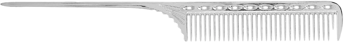 شانه مو، شانه موی دم موشی حرفه ای، شانه حالت دهنده آرایشگاهی، شانه فلزی آلومینیومی آرایشگر (نقره ای)