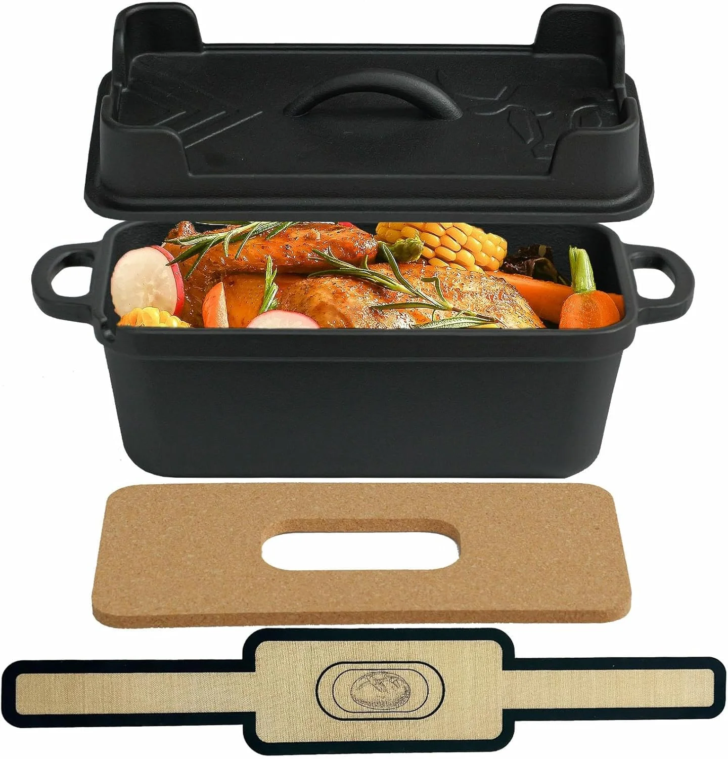 تابه نان دوجداره Blisswave، تابه پخت نان/نان خانگی را می توان برای پخت گوشت و سرخ کردن تخم مرغ استفاده کرد، همراه با زیرانداز نان و پد عایق. تابه نان دوجداره Blisswave، تابه پخت نان/نان خانگی را می توان برای پخت گوشت و سرخ کردن تخم مرغ استفاده کرد، همراه با زیرانداز نان و پد عایق.