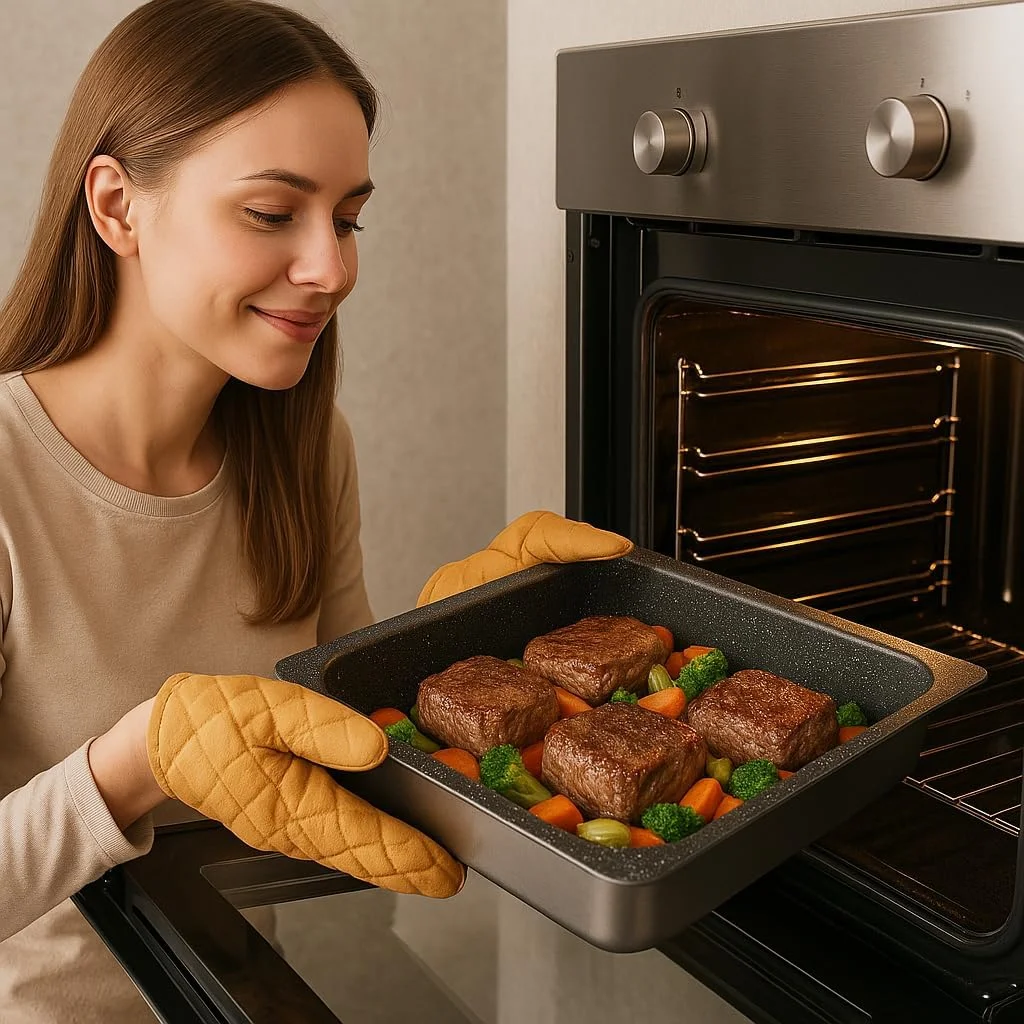 ظروف پخت و پز B&S مدل "GASTRONORM" سایز 2/3 – سینی های استیل ضد زنگ سنگین 35x32xH20 | H40 | H65 سانتی متر برای استفاده در فر و آشپزخانه های تجاری – لوازم جانبی بادوام و سازگار با محیط زیست (بزرگ 35X32XH40 سانتی متر) ظروف پخت و پز B&S مدل "GASTRONORM" سایز 2/3 – سینی های استیل ضد زنگ سنگین 35x32xH20 | H40 | H65 سانتی متر برای استفاده در فر و آشپزخانه های تجاری – لوازم جانبی بادوام و سازگار با محیط زیست (بزرگ 35X32XH40 سانتی متر)