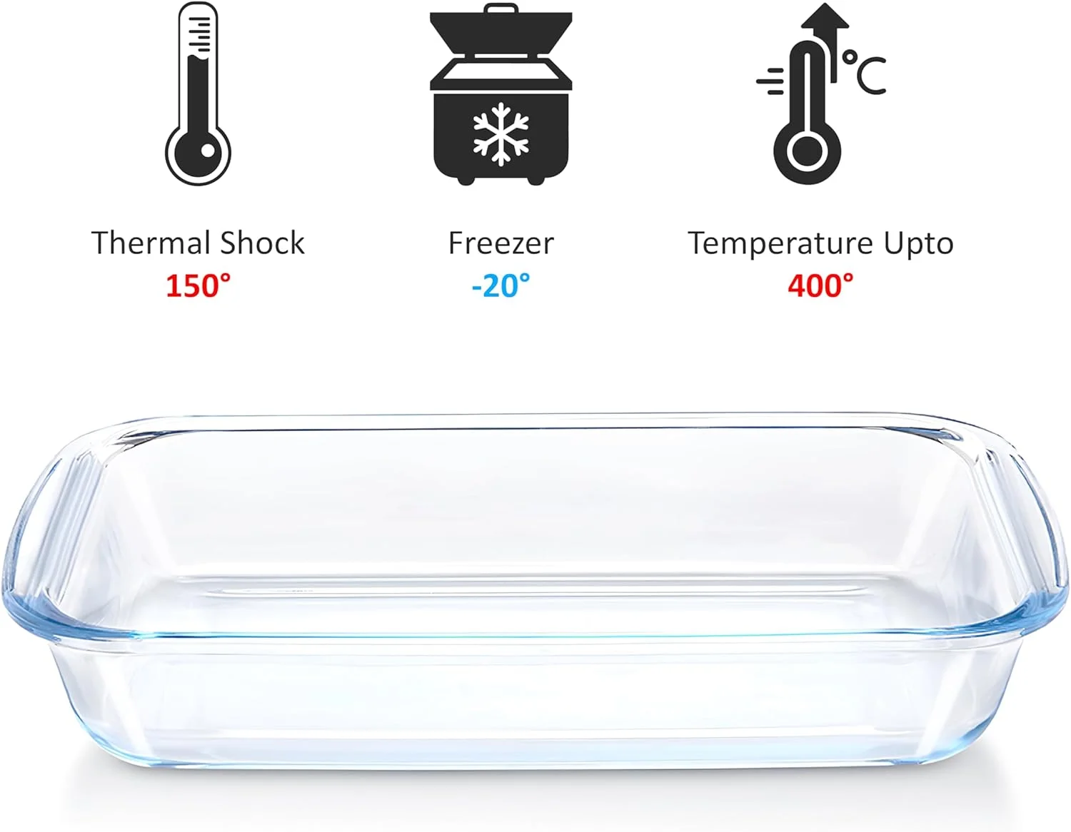 ظرف پیرکس مستطیلی 2.2 لیتری بلک استون - ظروف پخت و پز بوروسیلیکات ممتاز، مناسب برای فر، مایکروویو و ماشین ظرفشویی، ایده آل برای پخت، برشته کردن و سرو غذا مدل HSAP25 ظرف پیرکس مستطیلی 2.2 لیتری بلک استون - ظروف پخت و پز بوروسیلیکات ممتاز، مناسب برای فر، مایکروویو و ماشین ظرفشویی، ایده آل برای پخت، برشته کردن و سرو غذا مدل HSAP25