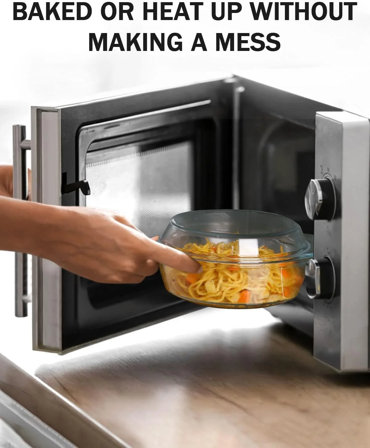 ظرف شیشه ای پیرکس درب دار بلک استون - ظرف بوروسیلیکات 1 لیتری، مناسب فر، مایکروویو و ماشین ظرفشویی، بادوام، مقاوم در برابر حرارت و یک وسیله ضروری شیک برای آشپزخانه ظرف شیشه ای پیرکس درب دار بلک استون - ظرف بوروسیلیکات 1 لیتری، مناسب فر، مایکروویو و ماشین ظرفشویی، بادوام، مقاوم در برابر حرارت و یک وسیله ضروری شیک برای آشپزخانه