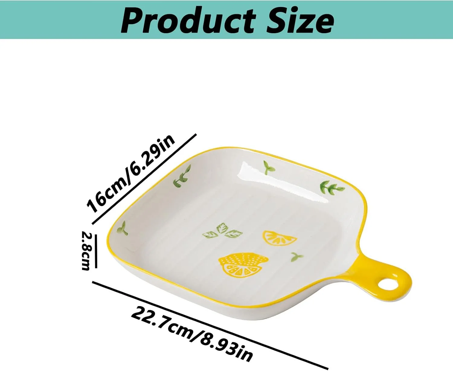 ظرف پخت سرامیکی، تابه پخت مربعی فر، دسته راحت، برنج پخته شده خلاقانه، دسر، بشقاب سالاد، زرد، 2 عدد ظرف پخت سرامیکی، تابه پخت مربعی فر، دسته راحت، برنج پخته شده خلاقانه، دسر، بشقاب سالاد، زرد، 2 عدد