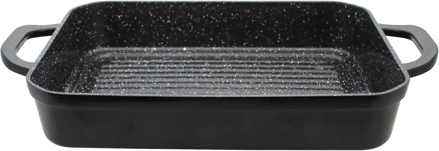 ظرف مستطیلی آلومینیوم دایکاست با شیارهای باربیکیو ظرف مستطیلی آلومینیوم دایکاست با شیارهای باربیکیو