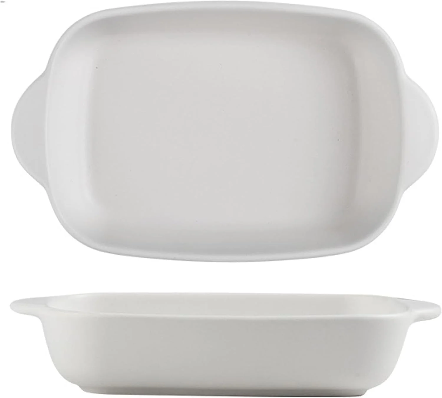 ظرف پخت سرامیکی 9 اینچی، ظرف پخت مستطیلی با دسته‌های دوتایی برای پخت و پز، ظرف پخت چند منظوره قابل استفاده از فر تا سفره [رتبه بهره وری انرژی کلاس A]),B