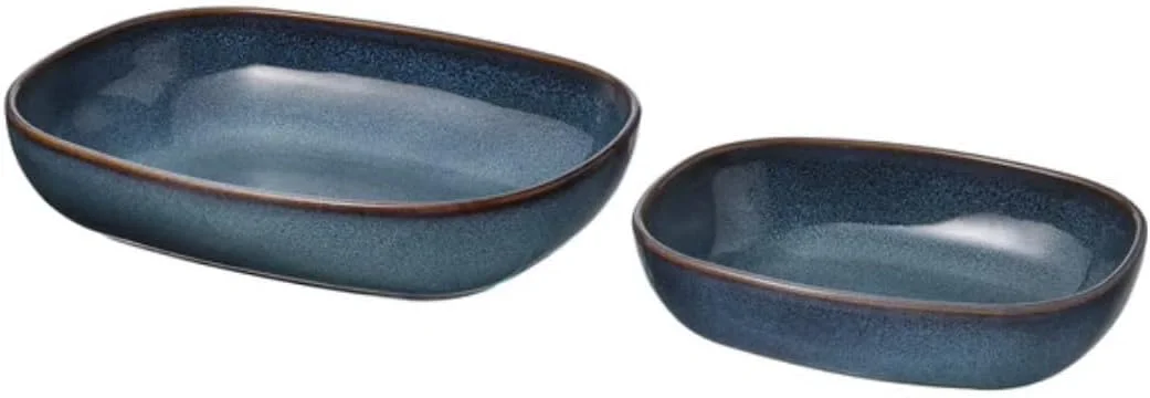 ظرف فر، ست 2 عددی، آبی، ظروف فر برای پخت و پز، کیک و کباب کردن، ظروف پخت سوفله، 31x23x7 سانتی متر و 23x18x5 سانتی متر ظرف فر، ست 2 عددی، آبی، ظروف فر برای پخت و پز، کیک و کباب کردن، ظروف پخت سوفله، 31x23x7 سانتی متر و 23x18x5 سانتی متر