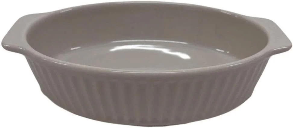 ظرف بیضی شکل طرح راه راه دایسو - خاکستری مایل به بژ ظرف بیضی شکل طرح راه راه دایسو - خاکستری مایل به بژ