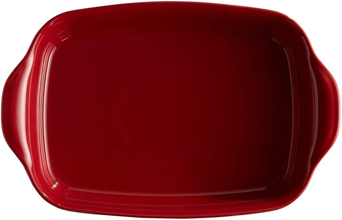 ظرف پخت مستطیلی بزرگ امیل هنری مدل Ultime Collection، 42x27 سانتی متر - بورگاندی ظرف پخت مستطیلی بزرگ امیل هنری مدل Ultime Collection، 42x27 سانتی متر - بورگاندی