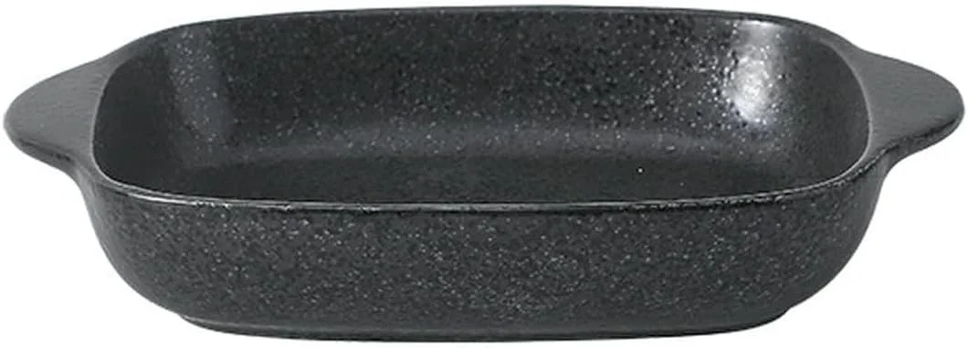 سینی فر سرامیکی ساده، نفیس و مقاوم در برابر حرارت بالا به سبک نوردیک - مشکی Suikong