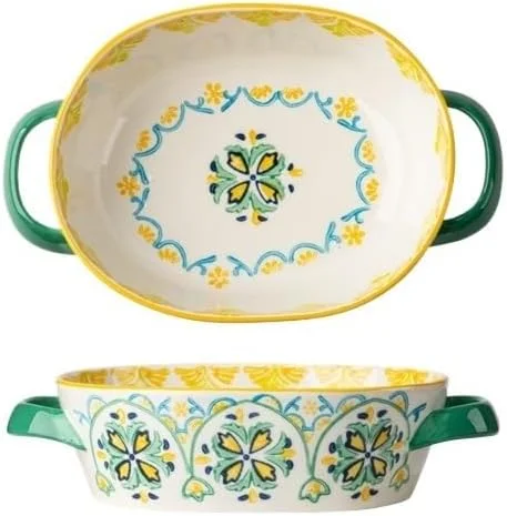 ظرف پخت سرامیکی آشپزخانه، ظروف پخت با ظرفیت 800 میلی لیتر، ست ظروف پخت با دسته، سینی لازانیا برای پخت، کیک، آشپزخانه، مایکروویو، قابل استفاده در ماشین ظرفشویی ظرف پخت سرامیکی آشپزخانه، ظروف پخت با ظرفیت 800 میلی لیتر، ست ظروف پخت با دسته، سینی لازانیا برای پخت، کیک، آشپزخانه، مایکروویو، قابل استفاده در ماشین ظرفشویی